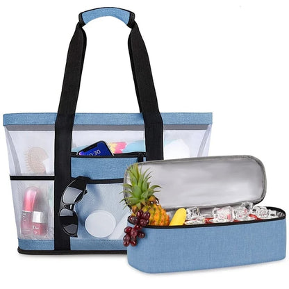 🔥 Hot sale——Beach Bliss 2-in-1 Tote & Cooler Bag🏖️