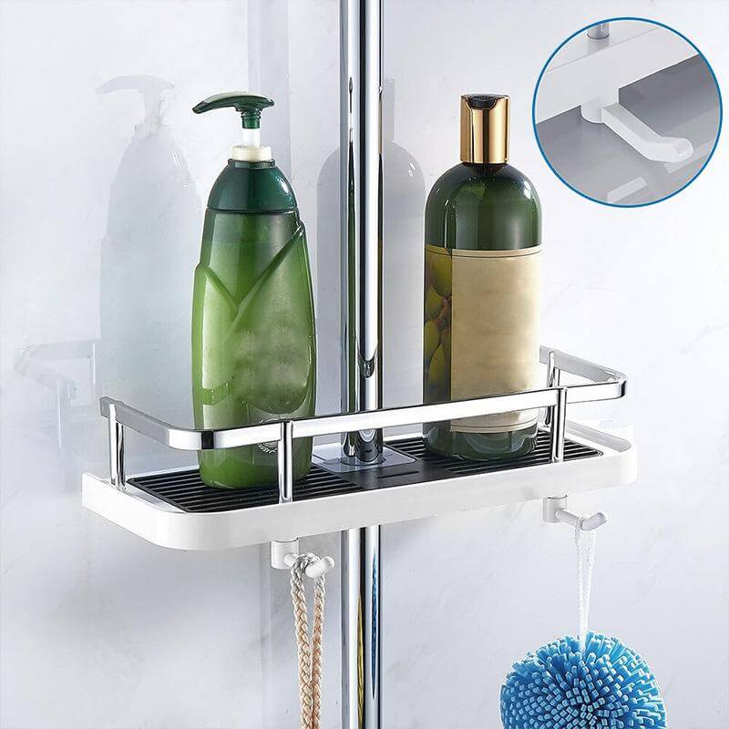 Hot sale🔥 Shower rod storage shelf