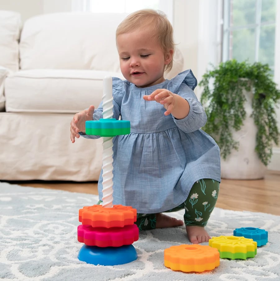 Toy Rainbow Stacking Circle👍