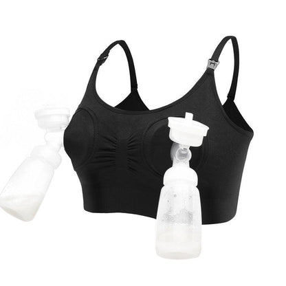 Breastfeeding bra without underwire