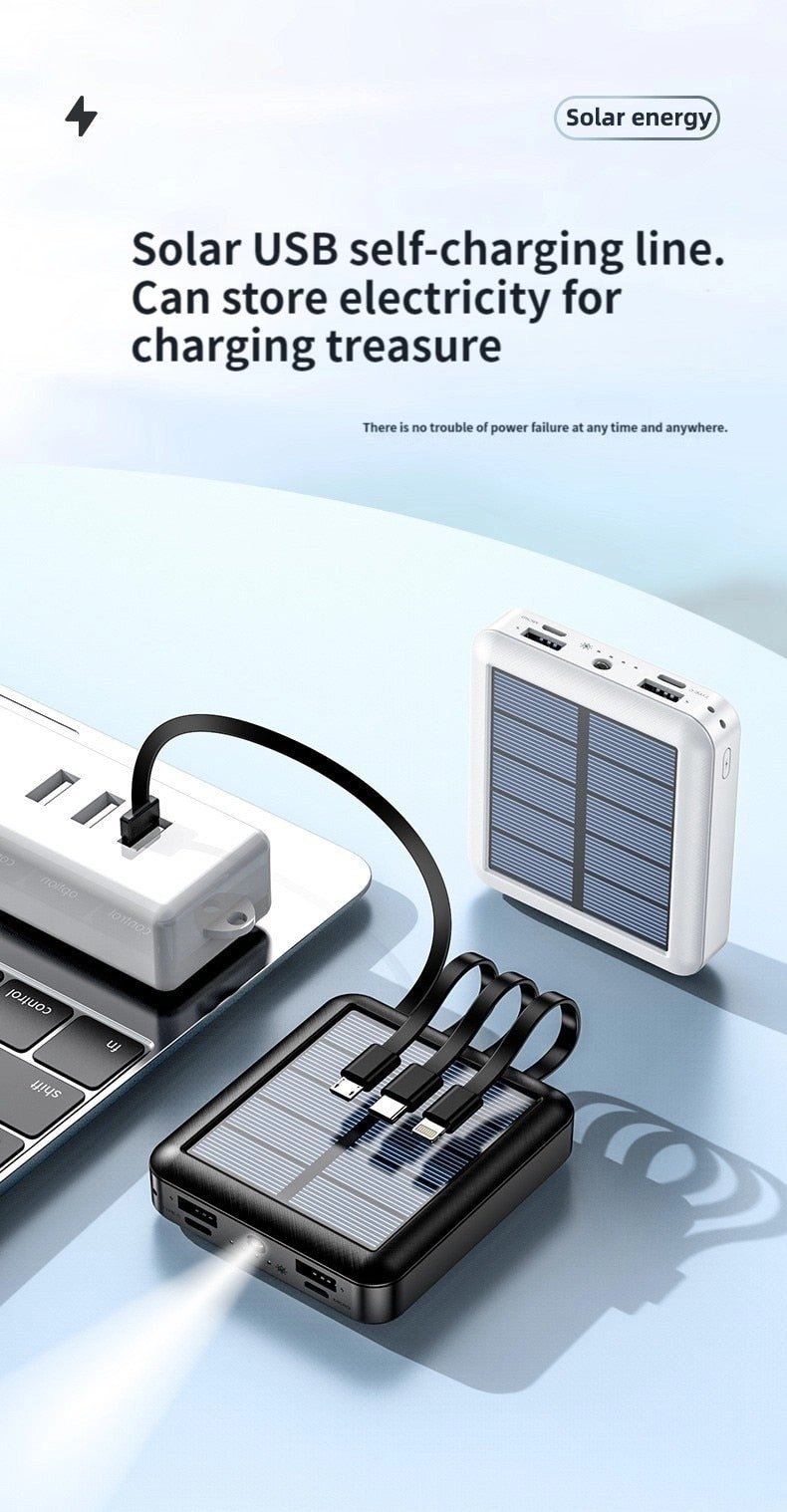 🌞Portable Solar Power Bank