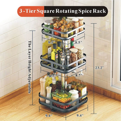 🔥Buy 2 FREE SHIPPING🔥The 360° rotating storage rack can be used in any scene