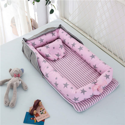 Foldable Cotton Portable Newborn Crib