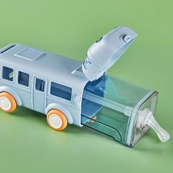 Food-grade silicone Children's Bus-shaped Portable Water Cup