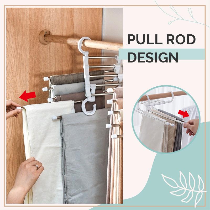 (Mother's Day Sale-Special Offer Now) Multi-functional Pants Rack (BUY 5 GET Extra 30% OFF)