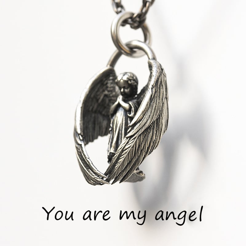 🔥  49% OFF🔥 - Praying Angel Pendant Necklace - You are my angel