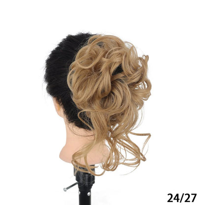 Messy Curly Hair Bun - 👍 Buy 3 Get Extra 15% OFF &  Free Shipping