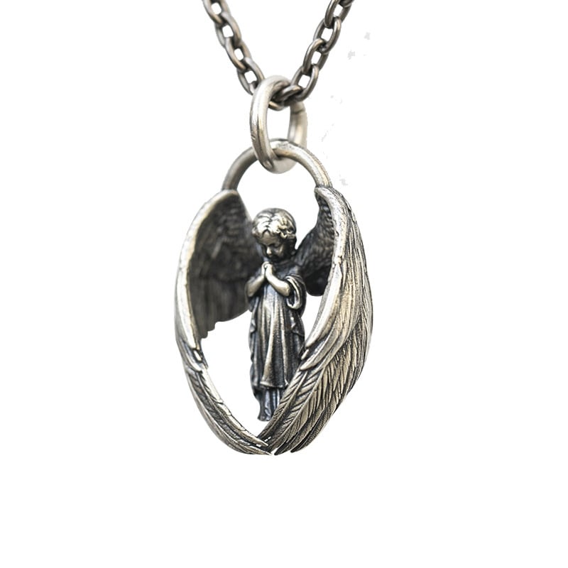 🔥  49% OFF🔥 - Praying Angel Pendant Necklace - You are my angel