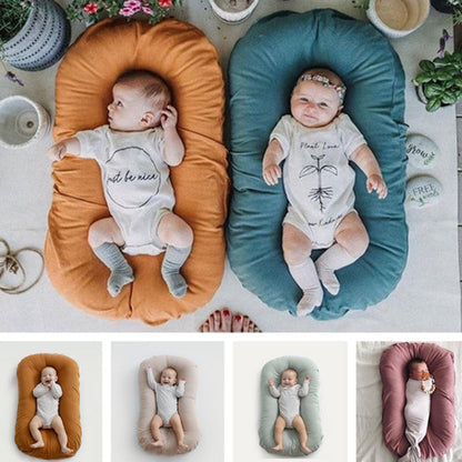 Newborn Cotton Baby Nest Bed - Portable & Cozy