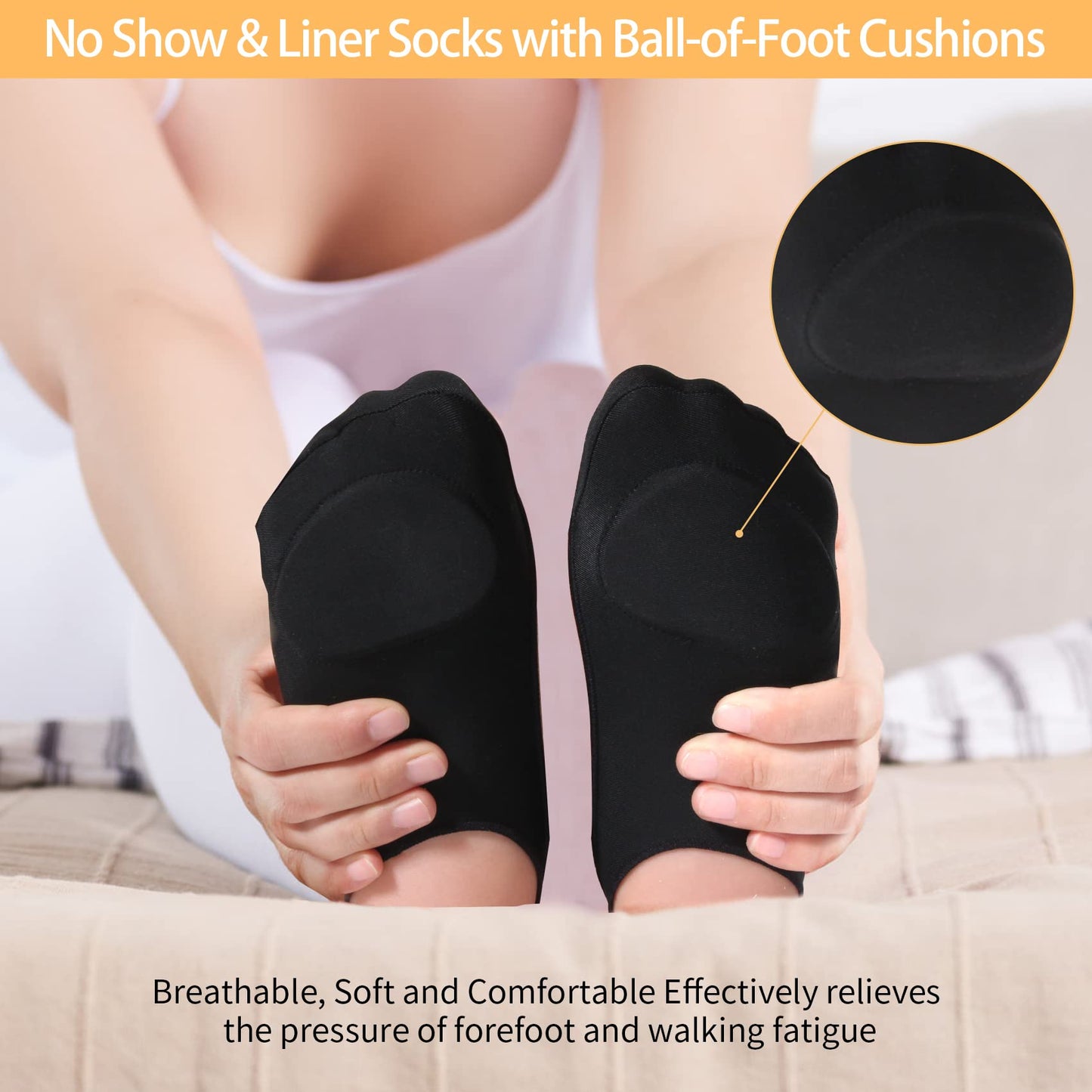 🔥Sock-Style Ball of Foot Cushions for Women