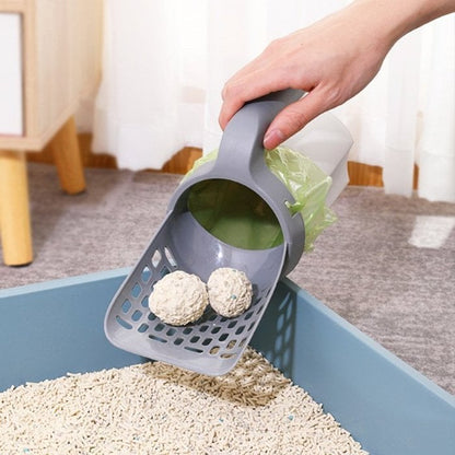 Cat Litter Scoop Integrated Detachable Deep Shovel