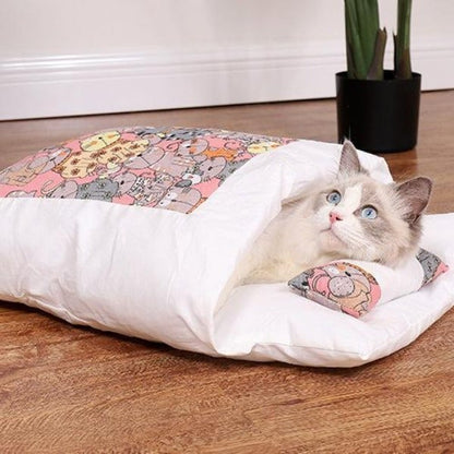 ✨Japanese style warm four seasons cat bed pet bed😺