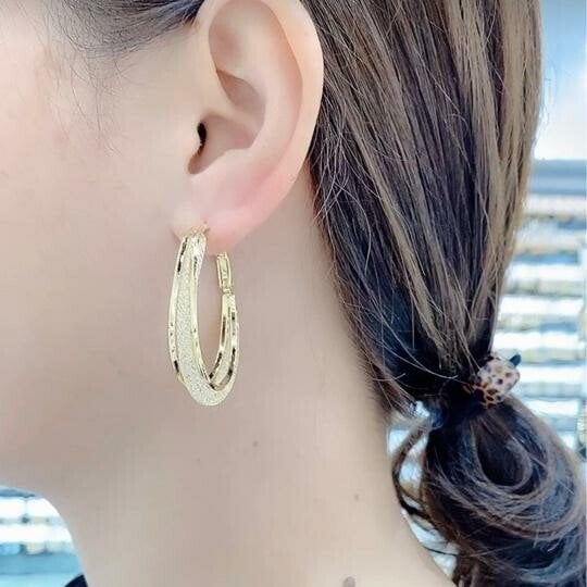 Fashion Oval Earrings