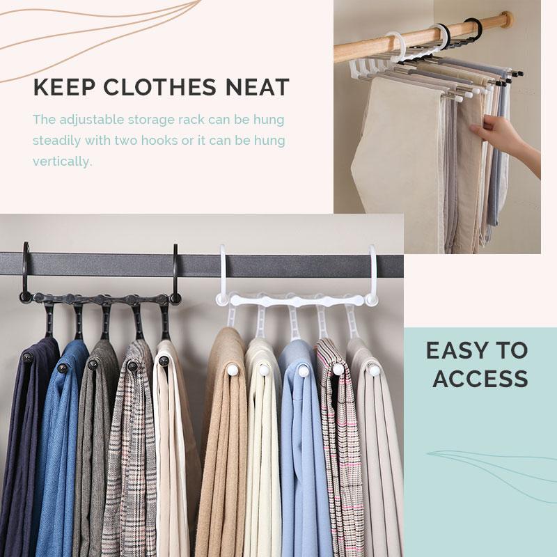 (Mother's Day Sale-Special Offer Now) Multi-functional Pants Rack (BUY 5 GET Extra 30% OFF)