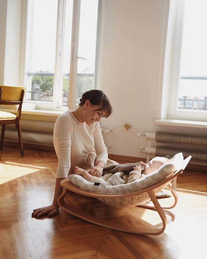 Angelnaco Wooden Baby Rocker & Soother Chair