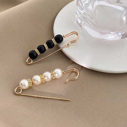 🔥Last Day 47% OFF🔥Fancy Rhinestones Pearls Safety Pin Brooch