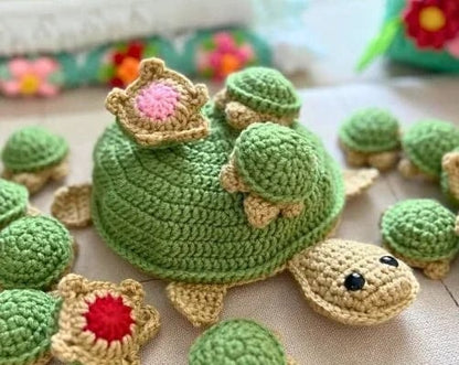 Turtle Memory Game ( Woven Finished Product )