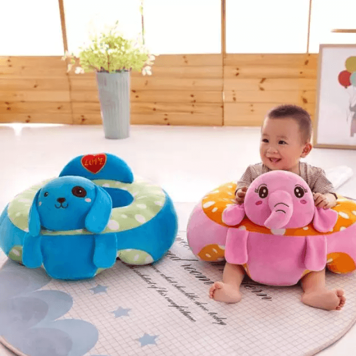 Cartoon baby sofa plush toys.children's learning seat