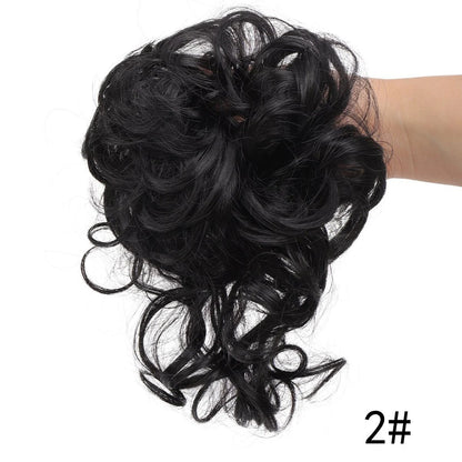 Messy Curly Hair Bun - 👍 Buy 3 Get Extra 15% OFF &  Free Shipping