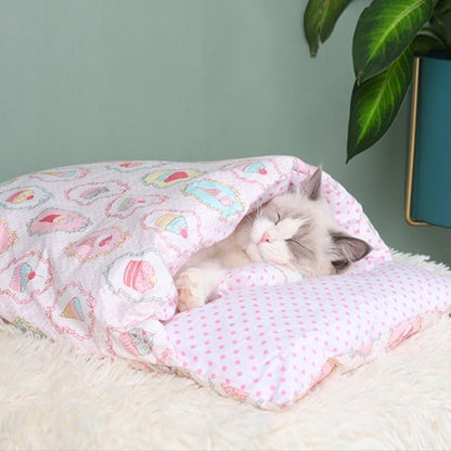 ✨Japanese style warm four seasons cat bed pet bed😺