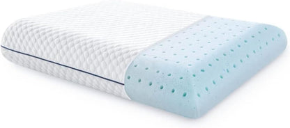 WEEKENDER Gel Memory Foam Pillow - Queen Size - 1-Pack - Medium Plush Feel - Neck & Shoulder Support - For Back, Side, & Stomach Sleepers - Home, Hotel, & Hospital Essentials