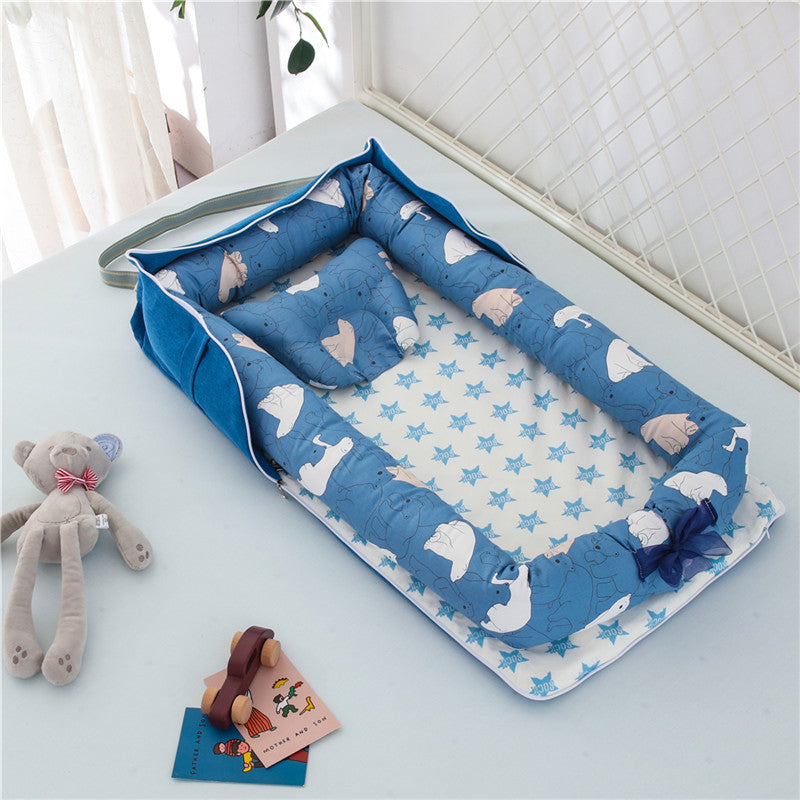 Foldable Cotton Portable Newborn Crib