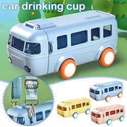 Food-grade silicone Children's Bus-shaped Portable Water Cup