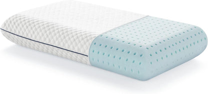 WEEKENDER Gel Memory Foam Pillow - Queen Size - 1-Pack - Medium Plush Feel - Neck & Shoulder Support - For Back, Side, & Stomach Sleepers - Home, Hotel, & Hospital Essentials