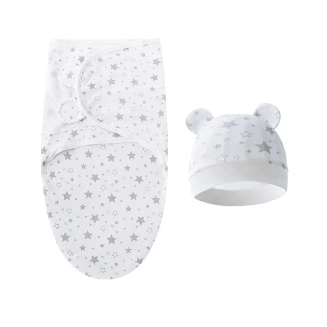 100% Cotton Baby Swaddle Set