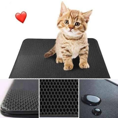 (🔥HOT SALE NOW-49% OFF) Non-Slip Cat Litter Mat (BUY 2 GET EXTRA 10%  OFF)