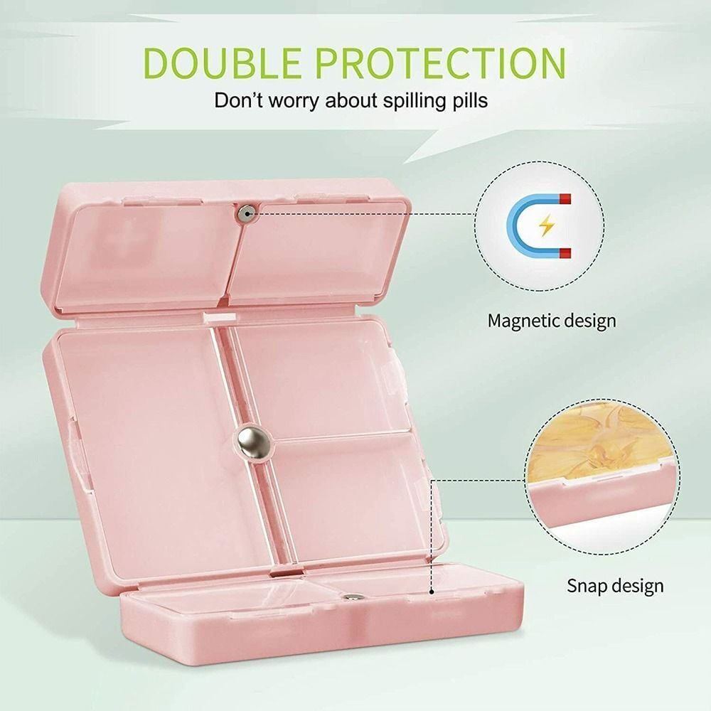 🔥Hot Sale -💊7 Compartments Portable Pill Case