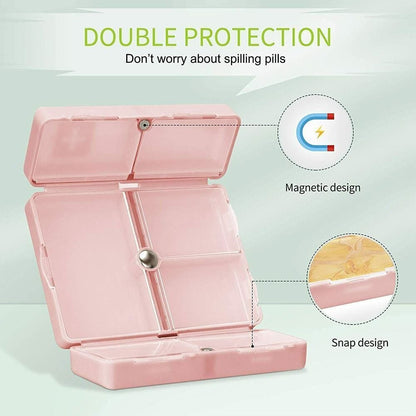 🔥Hot Sale -💊7 Compartments Portable Pill Case