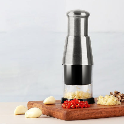 SUMMER Hot Sale 48% OFF-Pressed Garlic Chopper(🔥Order now and get a free roll garlic peeling machine🔥)