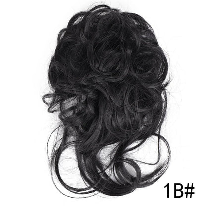 Messy Curly Hair Bun - 👍 Buy 3 Get Extra 15% OFF &  Free Shipping