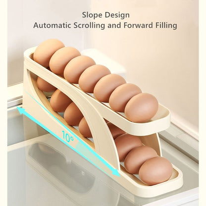 2023 New Automatic Roll-Down Double-layer Egg Dispenser