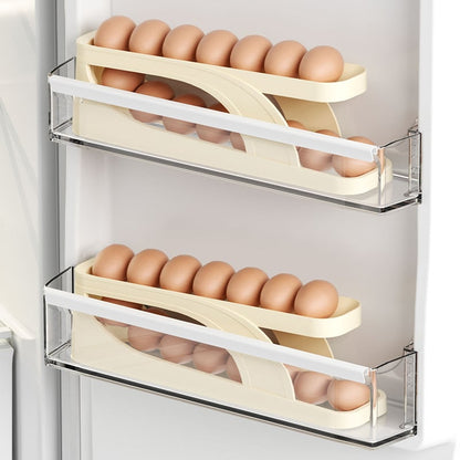 2023 New Automatic Roll-Down Double-layer Egg Dispenser