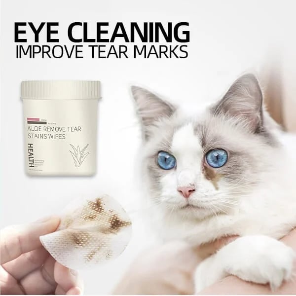 🔥Blowout Sale - 48% OFF🔥Pet Tear Stain Wipes & A good companion for pets(🔥BUY 3 FREE SHIPPING)