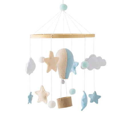 Baby Crib Mobile Bed Bell Wooden Rattles Toy