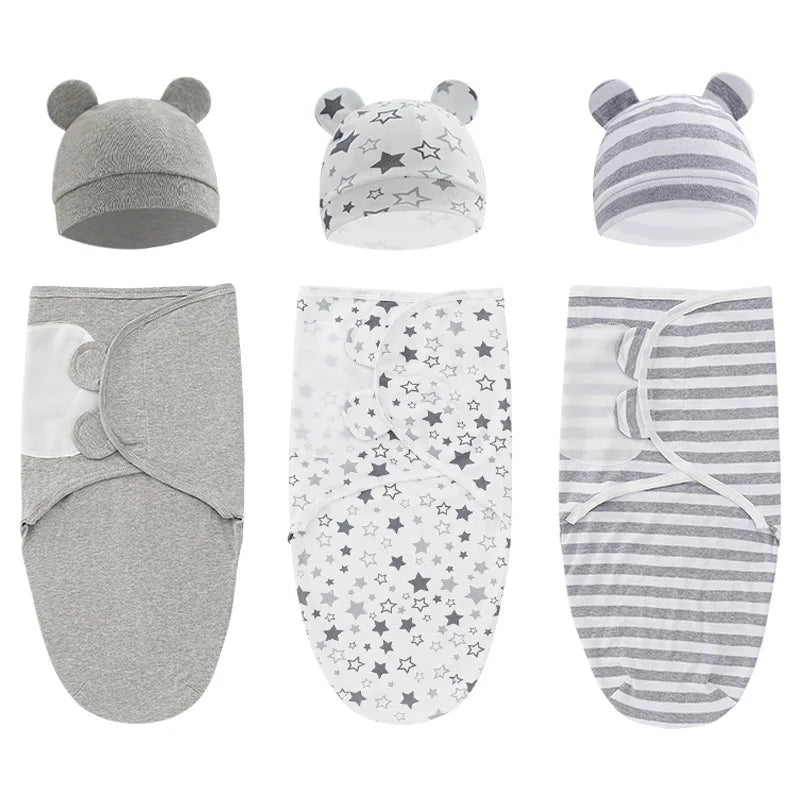 Cotton Newborn Sleep Sack Set