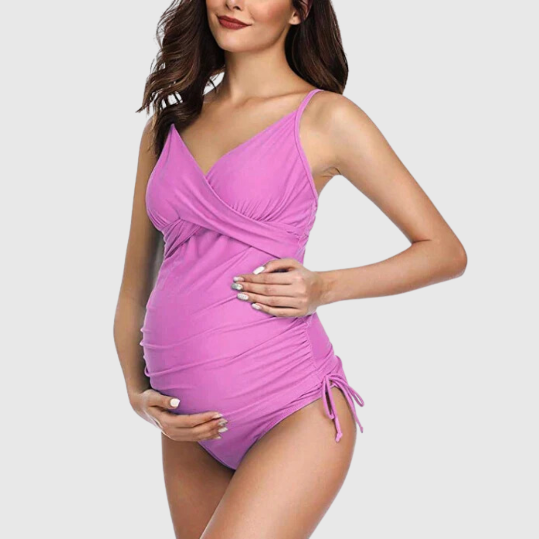 Blooming Beach Maternity Swimsuit