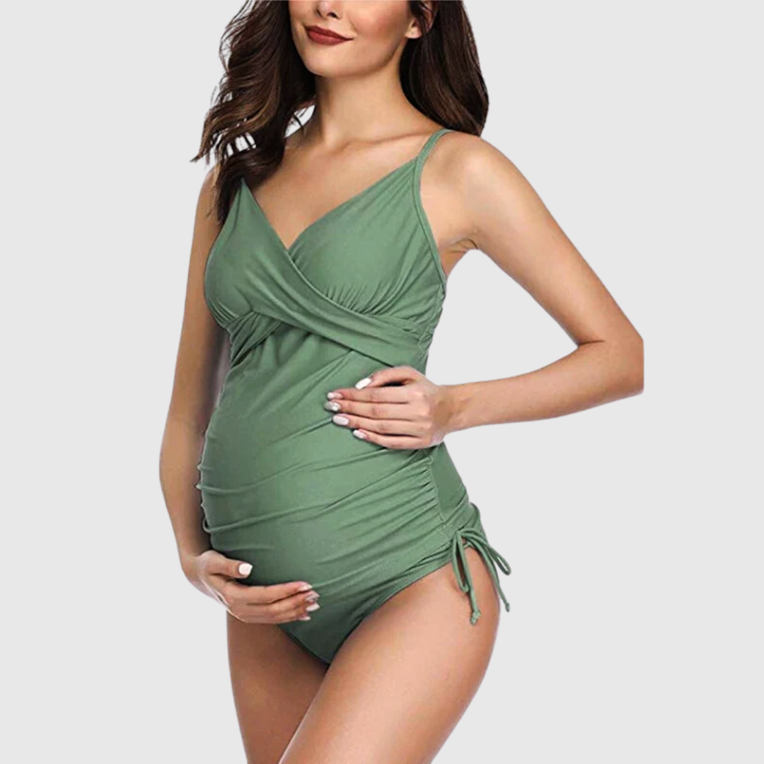 Blooming Beach Maternity Swimsuit