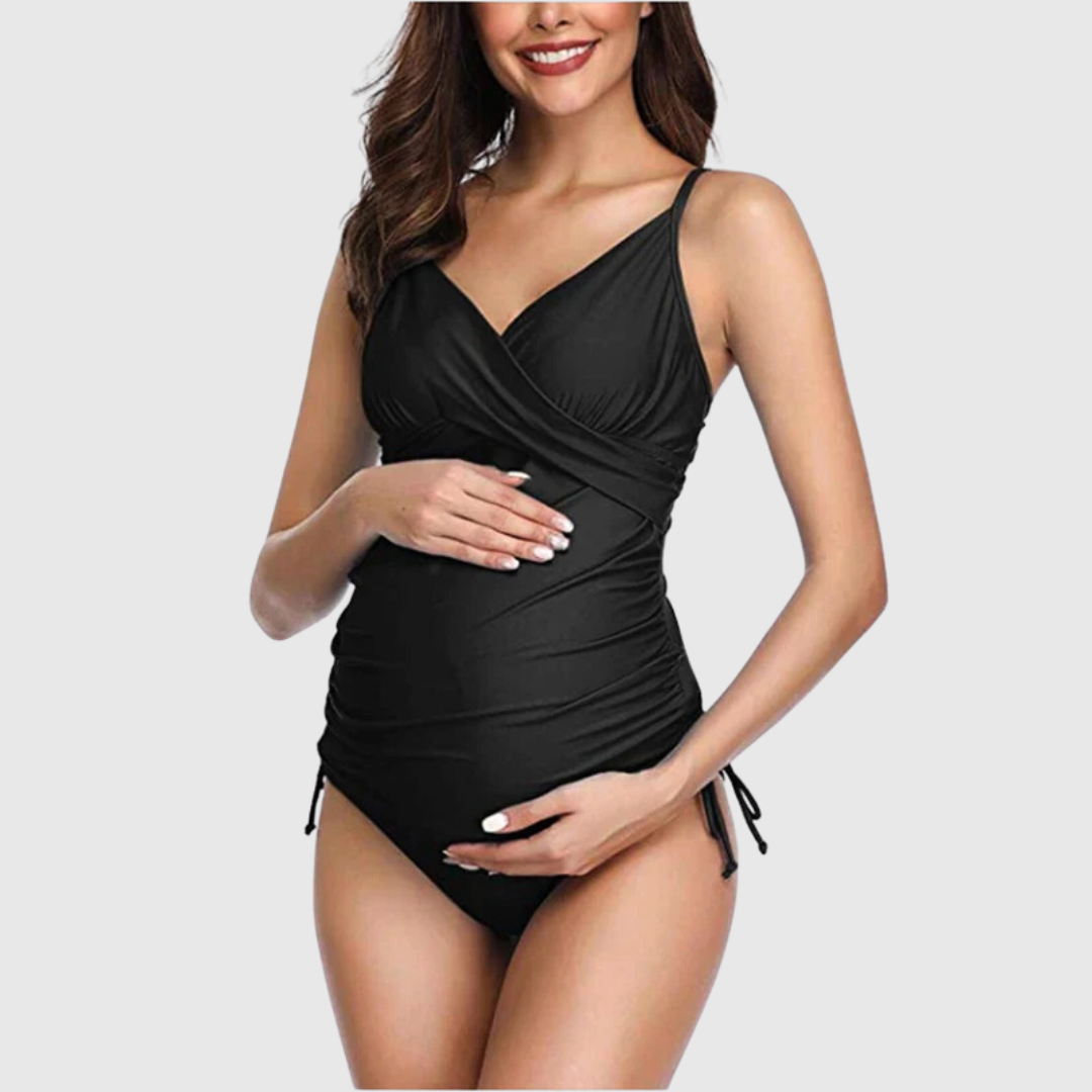 Blooming Beach Maternity Swimsuit