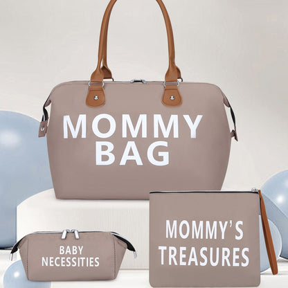 3-Piece Multifunctional Mommy Bag Set: Dry-Wet Separation