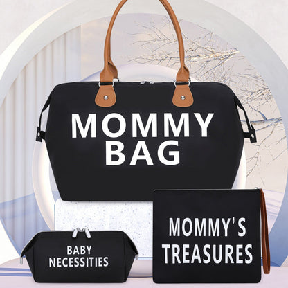 3-Piece Multifunctional Mommy Bag Set: Dry-Wet Separation