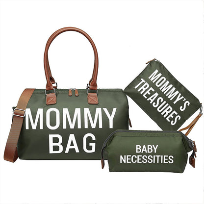 3-Piece Multifunctional Mommy Bag Set: Dry-Wet Separation