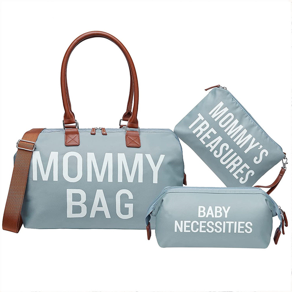 3-Piece Multifunctional Mommy Bag Set: Dry-Wet Separation