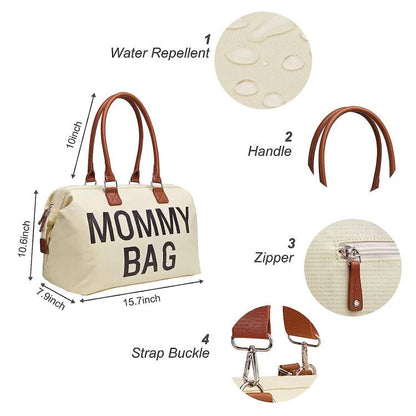 3-Piece Multifunctional Mommy Bag Set: Dry-Wet Separation