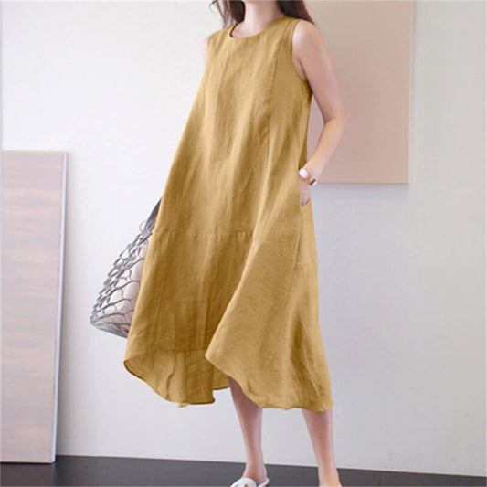 Woman's Causal Cotton Cooling Dress