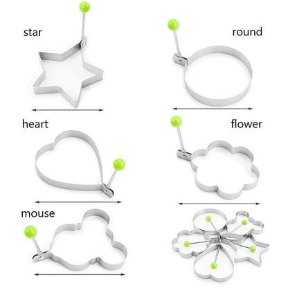 Stainless Steel Fried Egg Molds