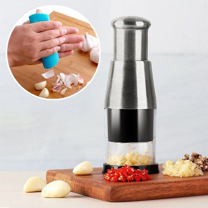 SUMMER Hot Sale 48% OFF-Pressed Garlic Chopper(🔥Order now and get a free roll garlic peeling machine🔥)